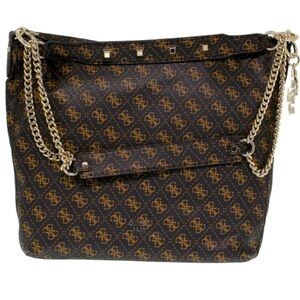 Guess MIA Hobo Shoulder Bag in faux leather, color brown model: MIA HOBO. NWT.